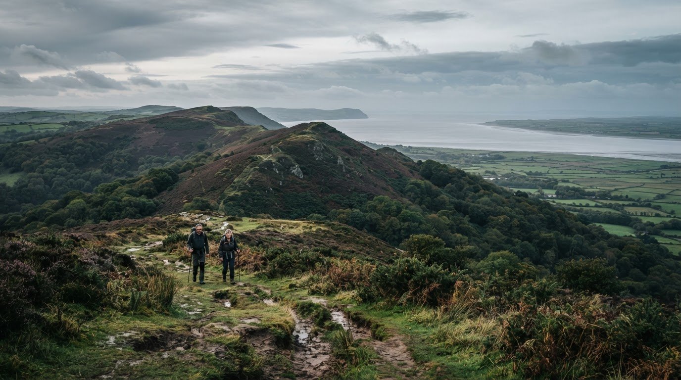Quantock Hills from Taunton: Walking Routes and Landscape